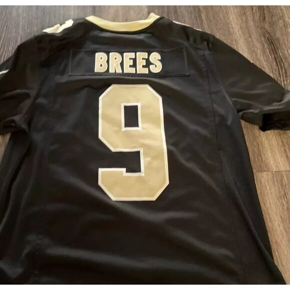 New Orleans Saints Nike Authentic On Field Football Drew Brees #9 Jersey Sz L - Picture 14 of 15